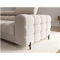 Corner sofa Elferlo L, sleeping function, Sola 18, beige, H93x285x181cm