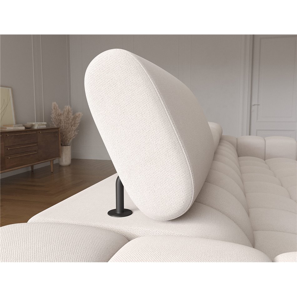 Corner sofa Elferlo L, sleeping function, Sola 18, beige, H93x285x181cm