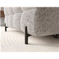 Corner sofa Elferlo L, sleeping function, Pellerito 20, grey, H93x285x181cm