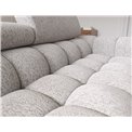 Corner sofa Elferlo L, sleeping function, Pellerito 20, grey, H93x285x181cm