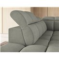 Corner sofa Elfalconn L, electrically extendable, Xillar 100, green, H107x258x208cm