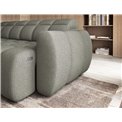 Corner sofa Elfalconn L, electrically extendable, Xillar 100, green, H107x258x208cm