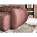 Corner sofa Elfalconn L, electrically extendable, Paolli 24, pink, H107x258x208cm