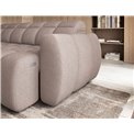 Corner sofa Elfalconn L, electrically extendable, Xillar 20, brown, H107x258x208cm