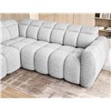 Corner sofa Elfalconn L, electrically extendable, Coralline 01, grey, H107x258x208cm