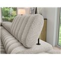Corner sofa Elkanedo L, sleeping function, Royal 18, boucle, beige, H86x269x204cm
