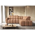 Corner sofa Elfalconn R, electrically extendable, Xillar 24, pink, H107x258x208cm