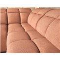 Corner sofa Elfalconn R, electrically extendable, Xillar 24, pink, H107x258x208cm