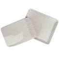 Butter dish, white, H8x15x12.5cm