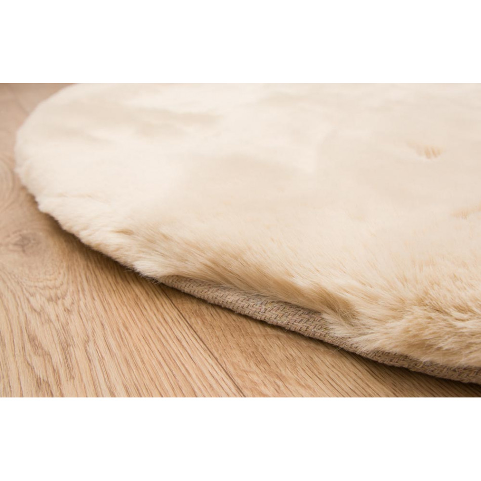 Carpet Laheaven, beige, D120cm