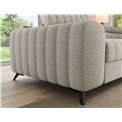 Corner sofa Elkanedo R, sleeping function, Royal 18, boucle, beige, H86x269x204cm