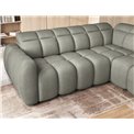 Corner sofa Elfalconn R, electrically extendable, Xillar 100, green, H107x258x208cm