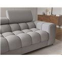 Corner sofa Elferlo L, sleeping function, Sola 04, grey, H93x285x181cm