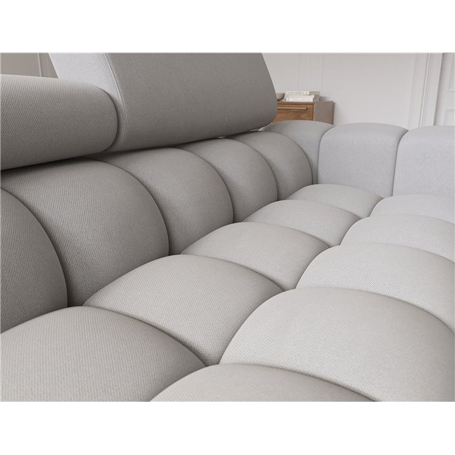 Corner sofa Elferlo L, sleeping function, Sola 04, grey, H93x285x181cm
