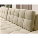 Corner sofa Elezalt L, sleeping function, Monolith 04, velvet, beige, H82x240x150cm