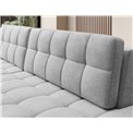 Corner sofa Elezalt L, sleeping function, Monolith 84, velvet, grey, H82x240x150cm
