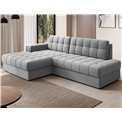 Corner sofa Elezalt L, sleeping function, Sola 04, grey, H82x240x150cm