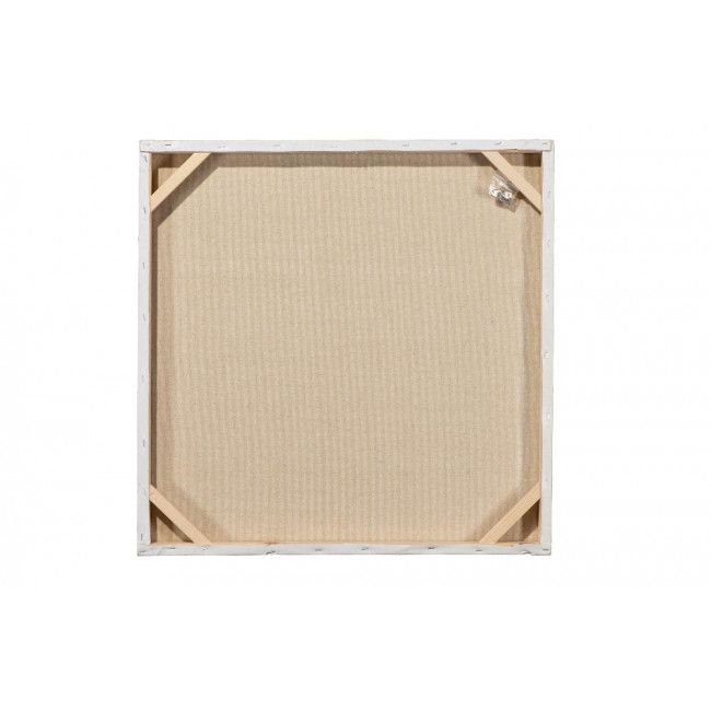 Картина Abstract in blue and gold, 70x70cm