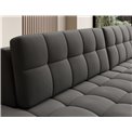 Corner sofa Elezalt R, sleeping function, Sola 06, brown, H82x240x150cm