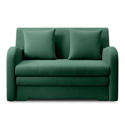 Sofa lova Elario, ištraukiama, Nube 35, tamsiai žalios sp., H85x130x103cm