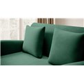 Sofa bed Elario, sleeping function, Nube 35, dark green, H85x130x103cm