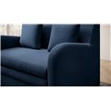 Sofa bed Elario, sleeping function, Nube 40, dark blue, H85x130x103cm