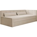 Sofa bed Elfulgeo R, sleeping function, Royal 18, boucle, beige, H77x214x82cm