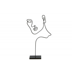 Decorative figure Face Rachel, 11x21.5x40cm 