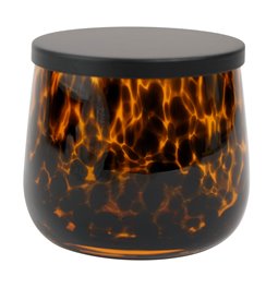 Indas vatos diskeliams DOTTY, juoda/ruda sp., D10.3cm H8.7cm