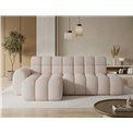 Corner sofa Eleedro L, electrically extendable, Jarell 20, corduroy, beige, H98x283x165cm
