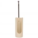 Toilet paper holder OLEYA, beige/brown, H59.5cm, D13cm