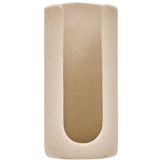 Cotton holder OLEYA, beige, D7.3cm H15cm