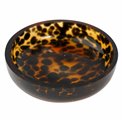 Soap dish DOTTY, brown, H2.5cm D11cm