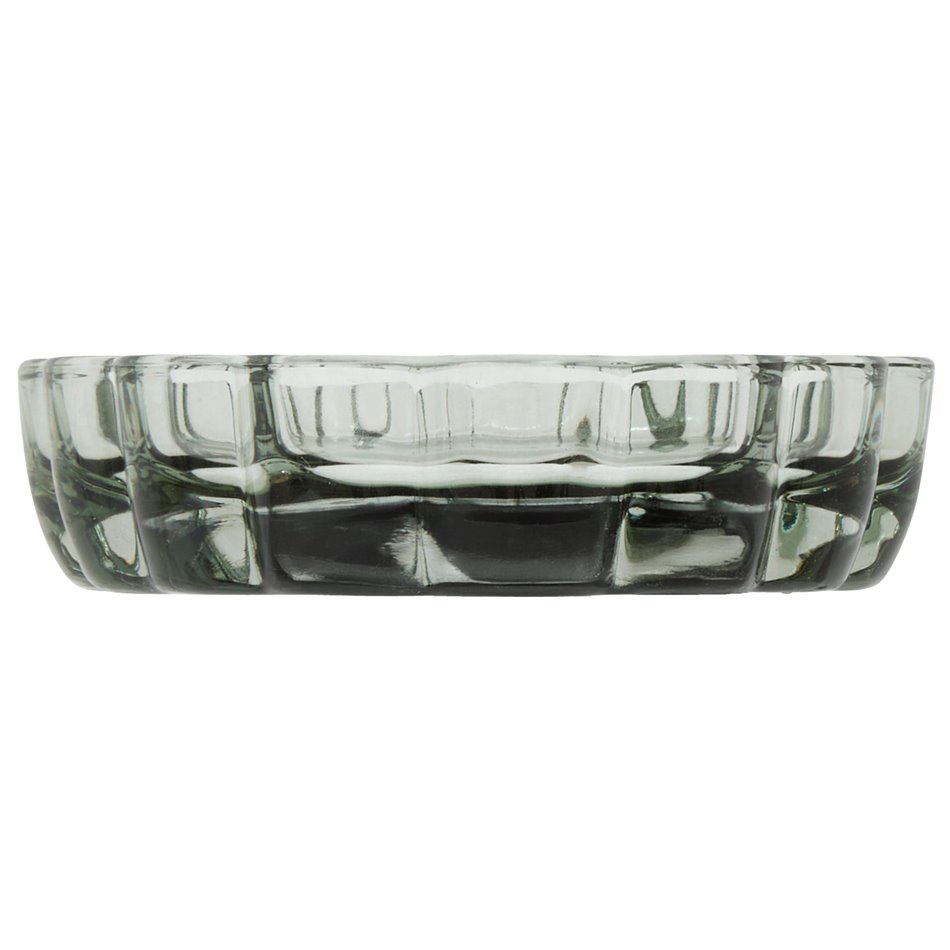 Soap dish GREEN FLOREA, H2.5x13.8x9.9cm
