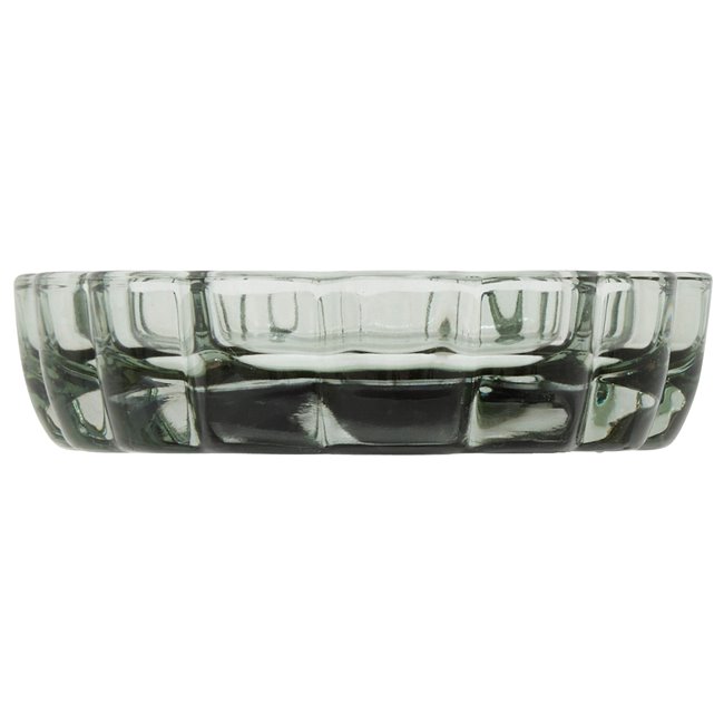 Soap dish GREEN FLOREA, H2.5x13.8x9.9cm