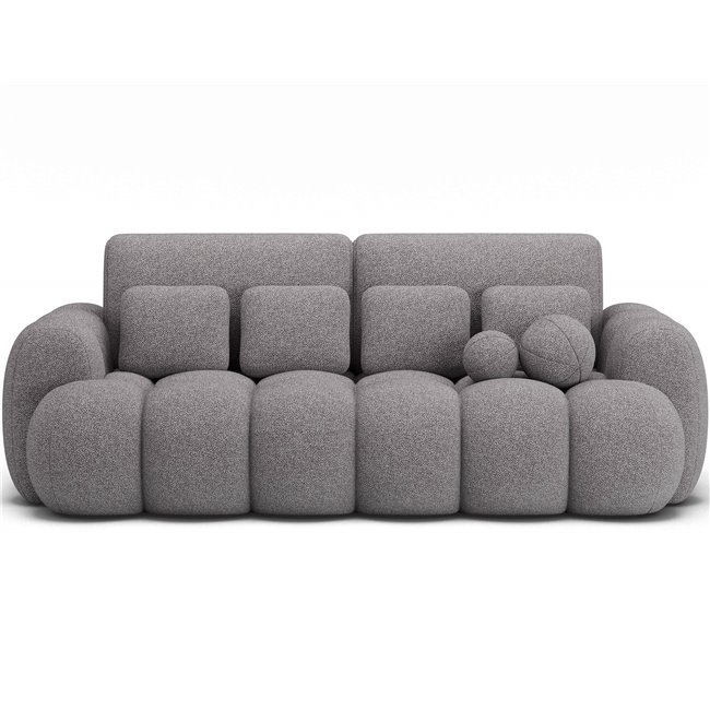 Sofa bed Elcotonn, sleeping function, Paolli 04, grey, H105x256x119cm
