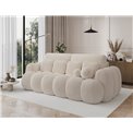Sofa bed Elcotonn, sleeping function, Modullo 01, white, H105x256x119cm