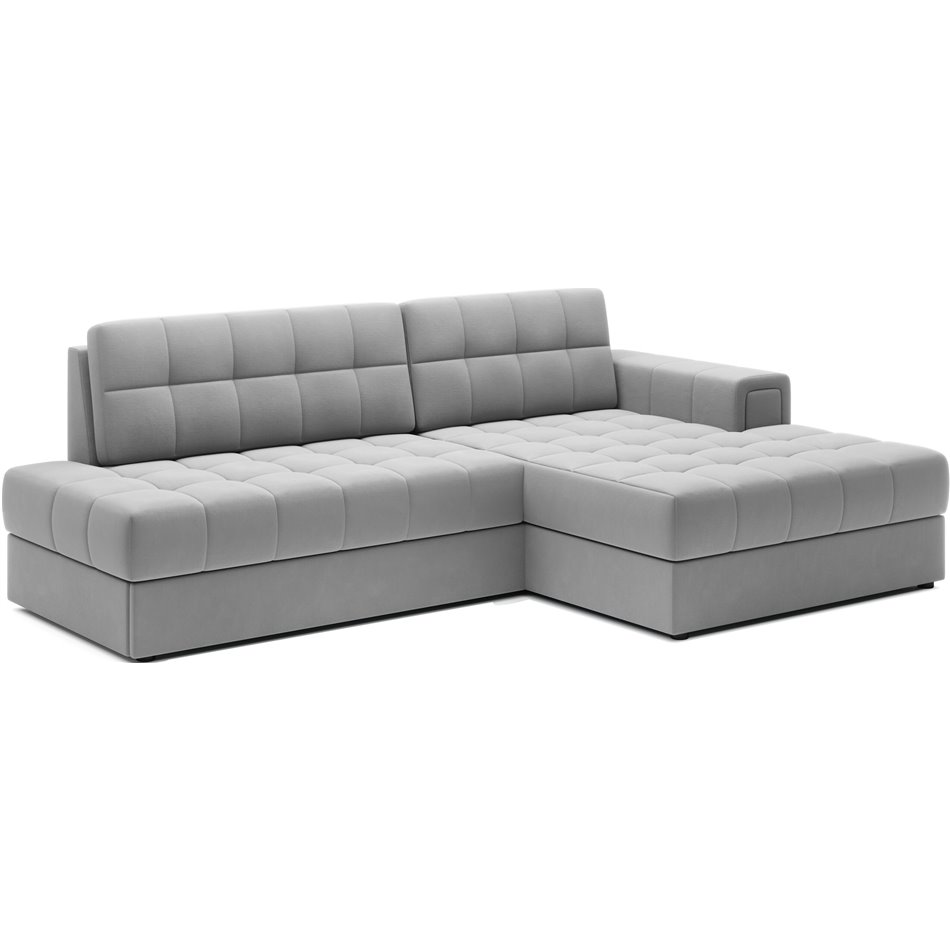 Corner sofa Elezalt R, sleeping function, Sola 04, grey, H82x240x150cm