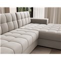 Corner sofa Elezalt R, sleeping function, Sola 18, beige, H82x240x150cm