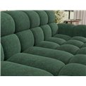 Corner sofa Eleedro R, electrically extendable, Amore 35, boucle, green, H98x283x165cm