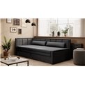 Sofa bed Elfulgeo L, sleeping function, Poco 04, Poco 10, grey, H77x214x82cm