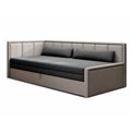 Sofa bed Elfulgeo L, sleeping function, Poco 04, Poco 03, grey, H77x214x82cm