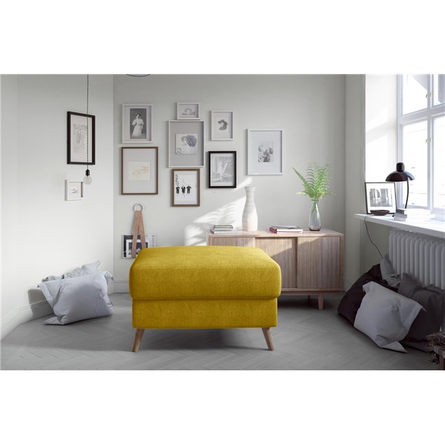 Пуф Elsgard, Omega 68, жёлтый, H73x73x48cm