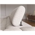 Corner sofa Elferlo R, sleeping function, Royal 20, boucle, beige, H93x285x181cm