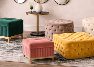 Poufs and ottomans - ALANDEKO.com