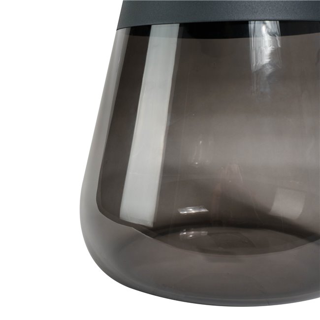 Журнальный столик Jell, зеленый/золотой цвет, металл/стекло, D55cm H50cm