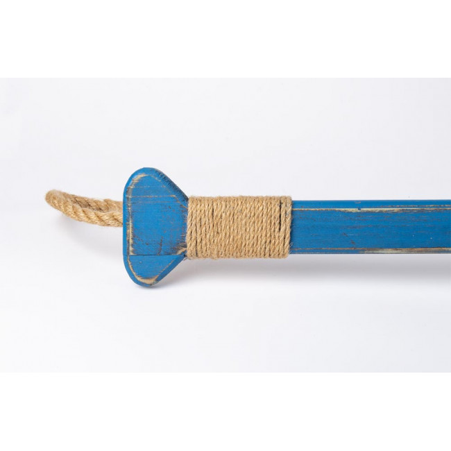 Sienas dekors Paddle Blue, koks, 14x3x130cm