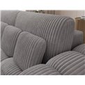 Sofa bed Elcotonn, sleeping function, Modullo 03, grey, H105x256x119cm