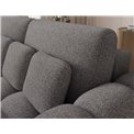 Sofa bed Elcotonn, sleeping function, Paolli 04, grey, H105x256x119cm