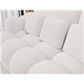 Sofa bed Elcotonn, sleeping function, Paolli 01, white, H105x256x119cm